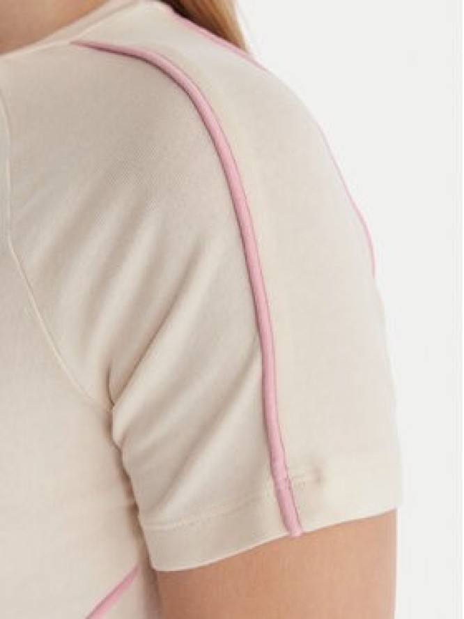 Guess T-Shirt W6RI39 KCBF1 Écru Regular Fit