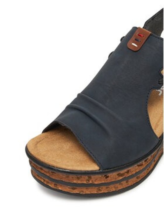 Rieker Sandały CEO-68175-14 Granatowy