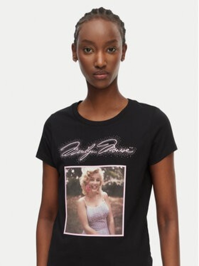 Guess T-Shirt W6BI51 K6658 Czarny Regular Fit