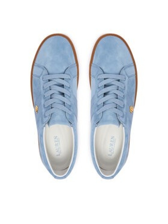 LAUREN RALPH LAUREN Sneakersy Janson II 802868344005 Niebieski jasny
