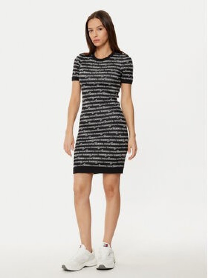 Tommy Jeans Sukienka codzienna DW0DW19478 Czarny Slim Fit