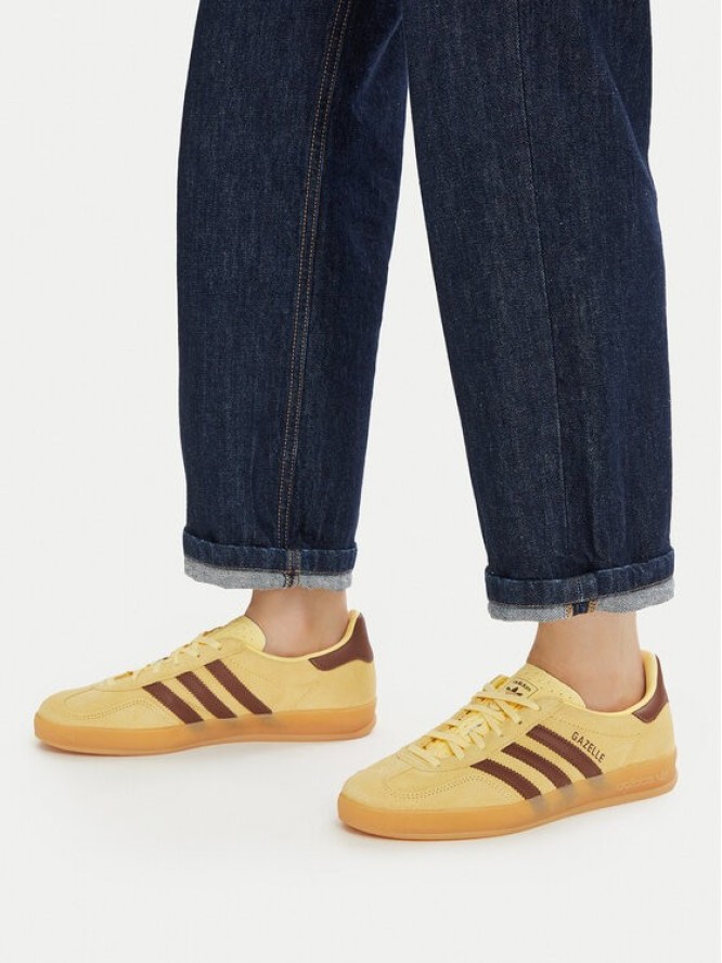 adidas Sneakersy Gazelle Indoor KI7136 Żółty