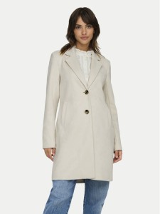 ONLY Płaszcz przejściowy Diane 15336518 Beżowy Regular Fit