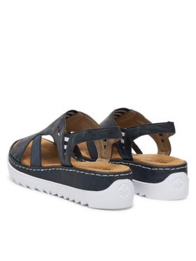 Rieker Sandały V44Y5-14 Granatowy