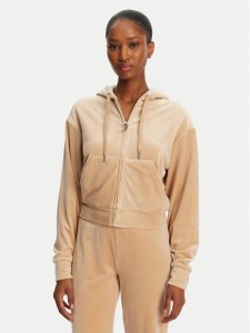 Juicy Couture Bluza Iccle JCWAS125308 Beżowy Loose Fit