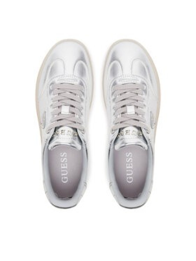 Guess Sneakersy FLJJAZLEM12 Srebrny