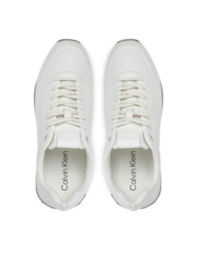 Calvin Klein Sneakersy Runner Lace Up - Lth HW0HW02396 Biały