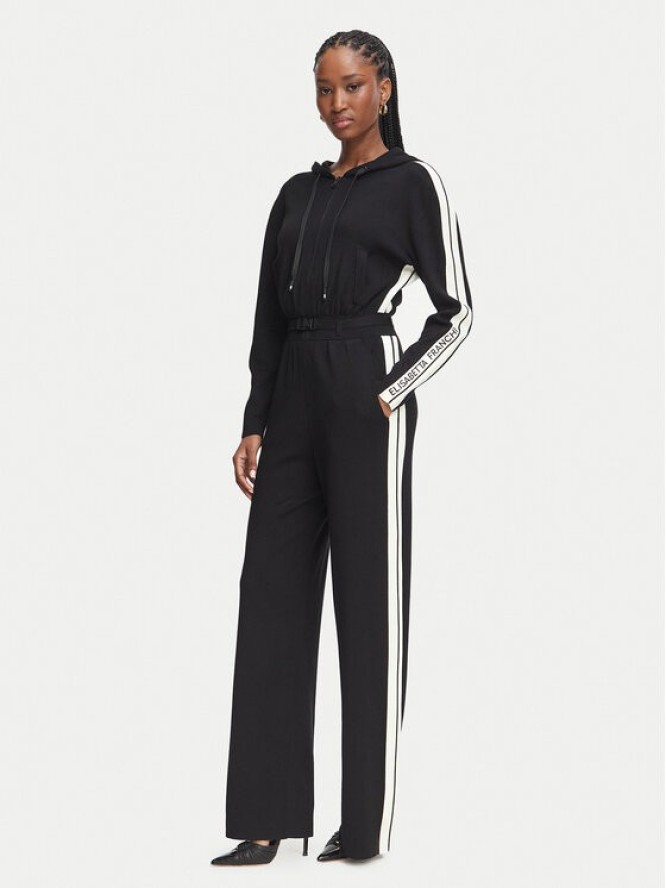 Elisabetta Franchi Kombinezon KT-71S-66E2-V680 Czarny Slim Fit