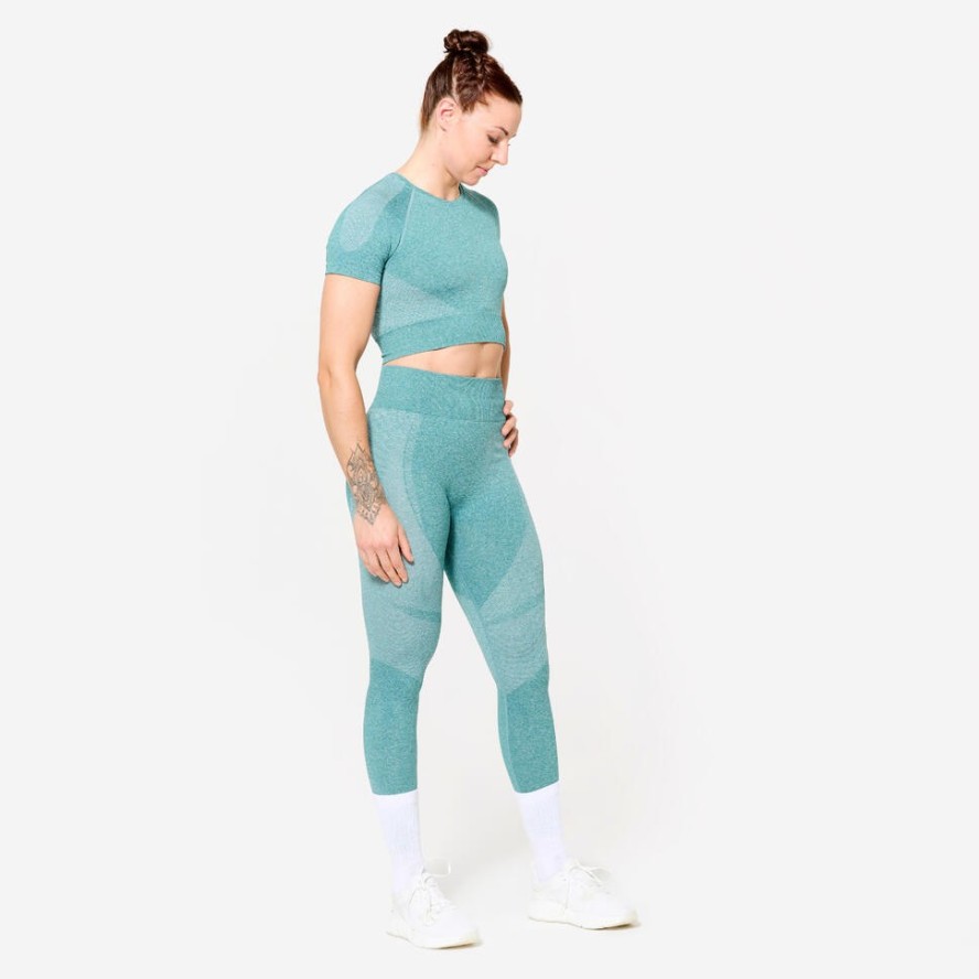 Koszulka fitness damska Domyos krótki rękaw