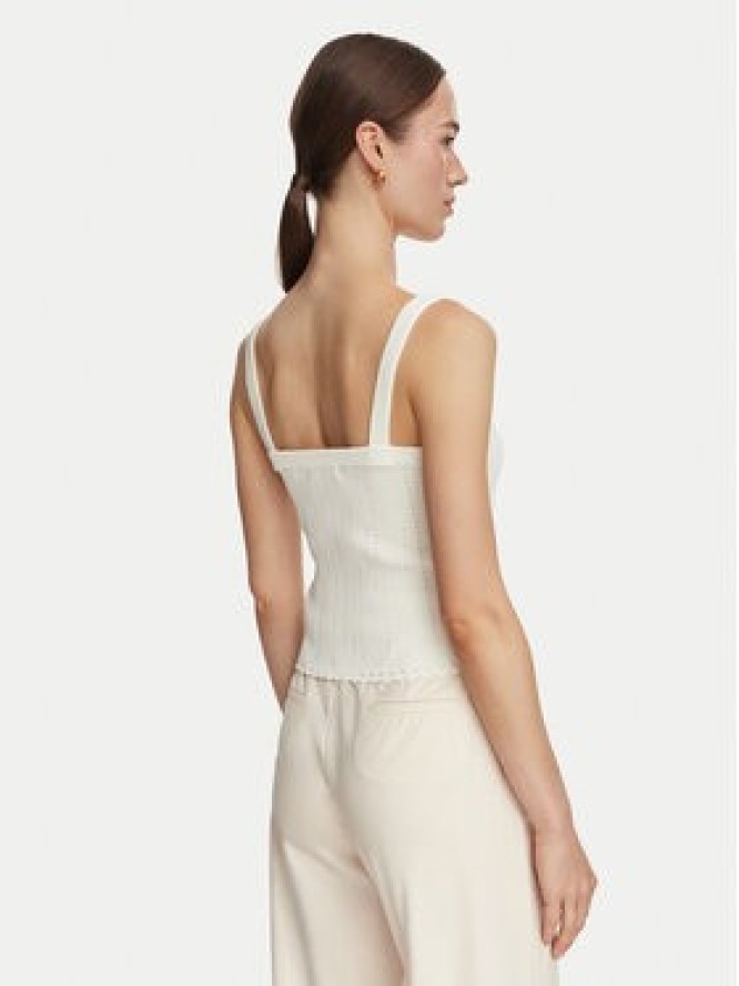 Guess Top W6YR25 Z0972 Kremowy Slim Fit