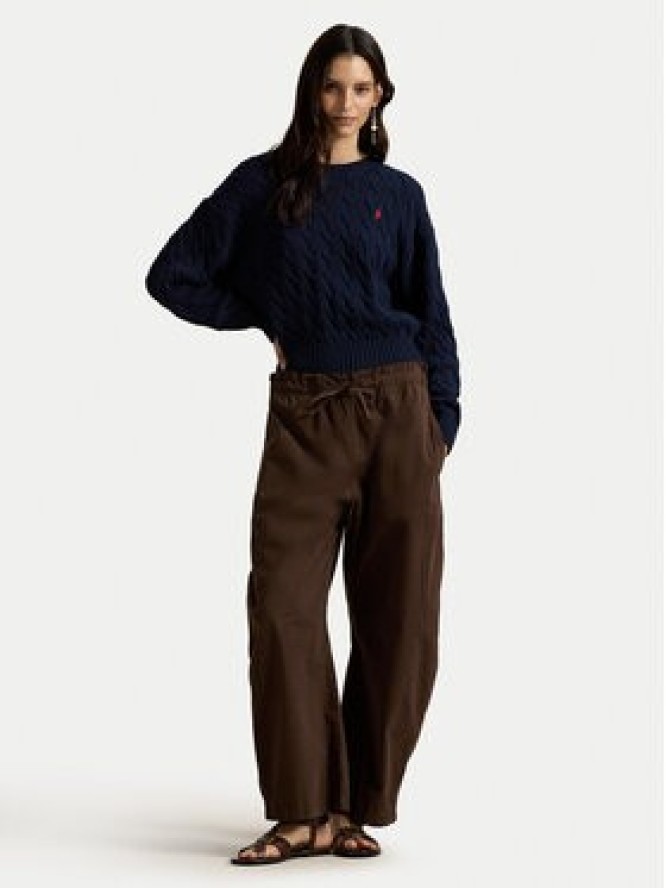 Polo Ralph Lauren Sweter 211A96245001 Granatowy Relaxed Fit