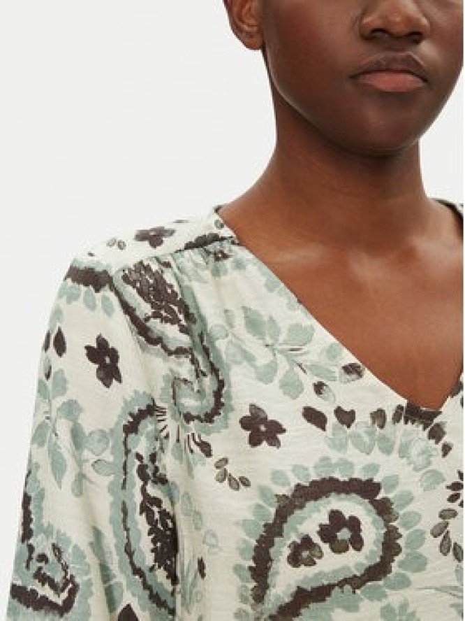 Fransa Bluzka 20615424 Zielony Regular Fit