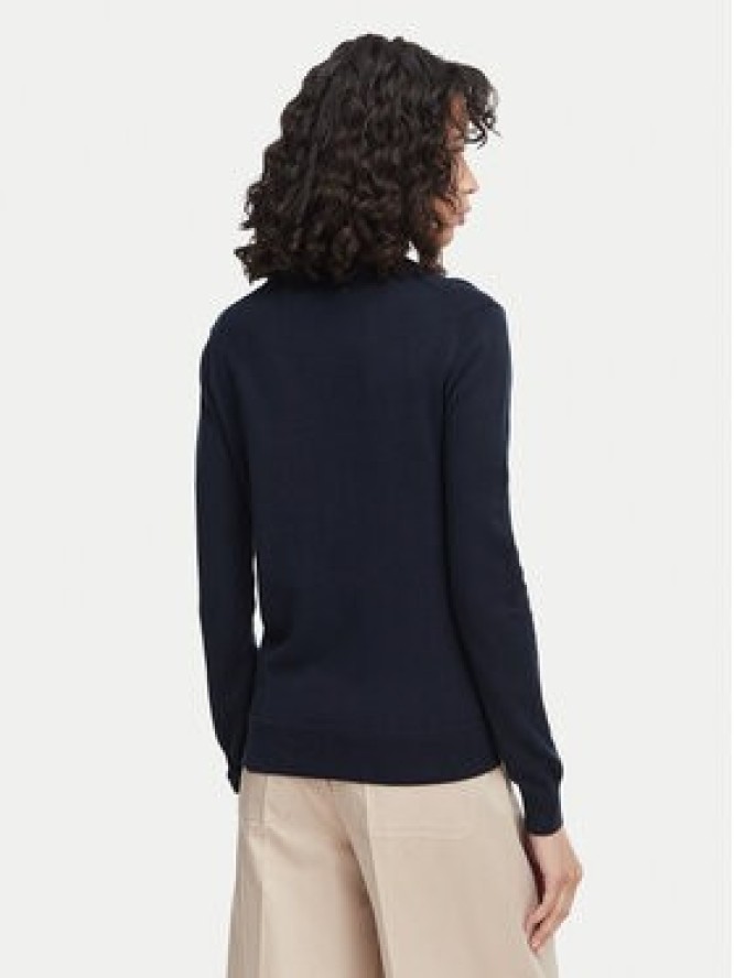 Beverly Hills Polo Club Sweter P-SS26W-M536563 Granatowy Regular Fit