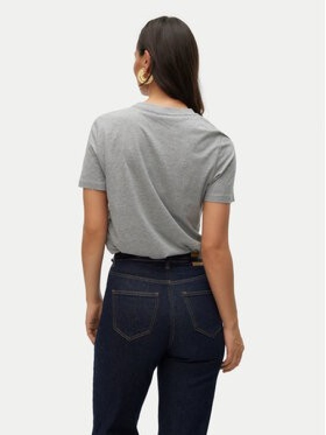 Vero Moda T-Shirt Paulina 10316991 Szary Regular Fit
