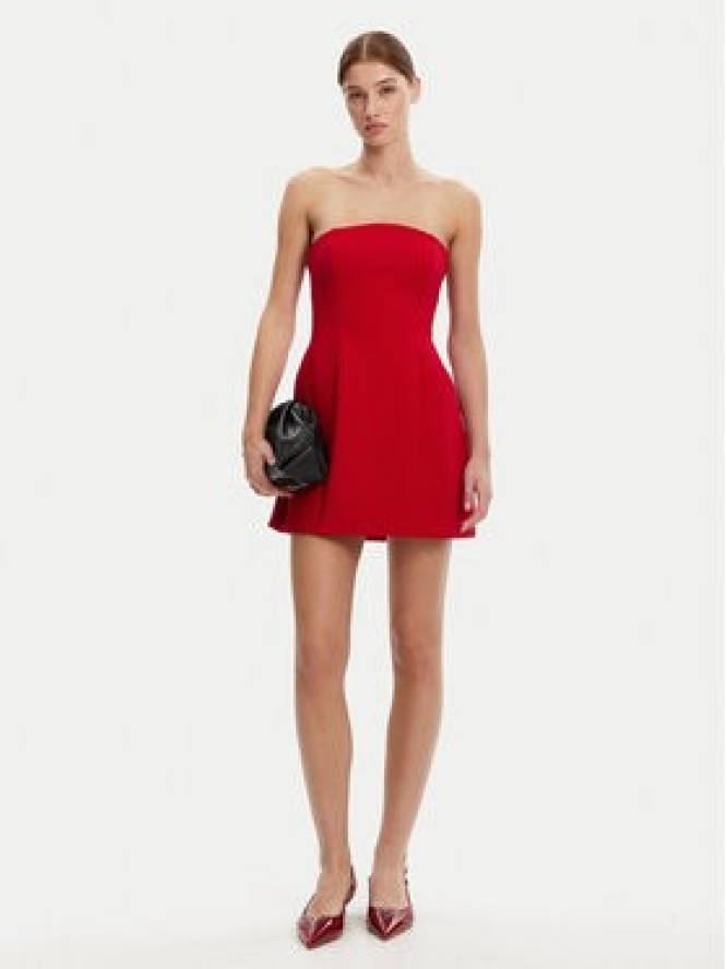 Bardot Sukienka koktajlowa 59333DB2 Czerwony Regular Fit