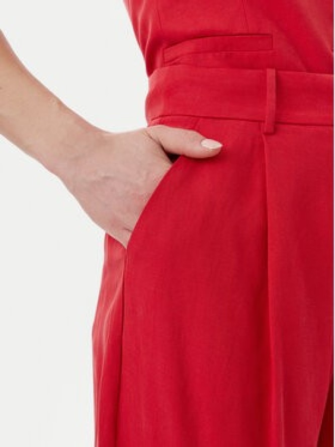 LOLA CASADEMUNT Spodnie palazzo LS2514010 Czerwony Wide Leg