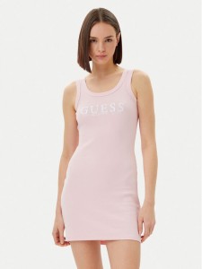 Guess Sukienka codzienna V5GK06 K8RT2 Różowy Slim Fit