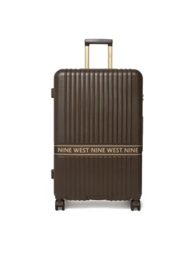 Nine West Walizka duża CEO-NW-L-001-10 Brązowy ciemny