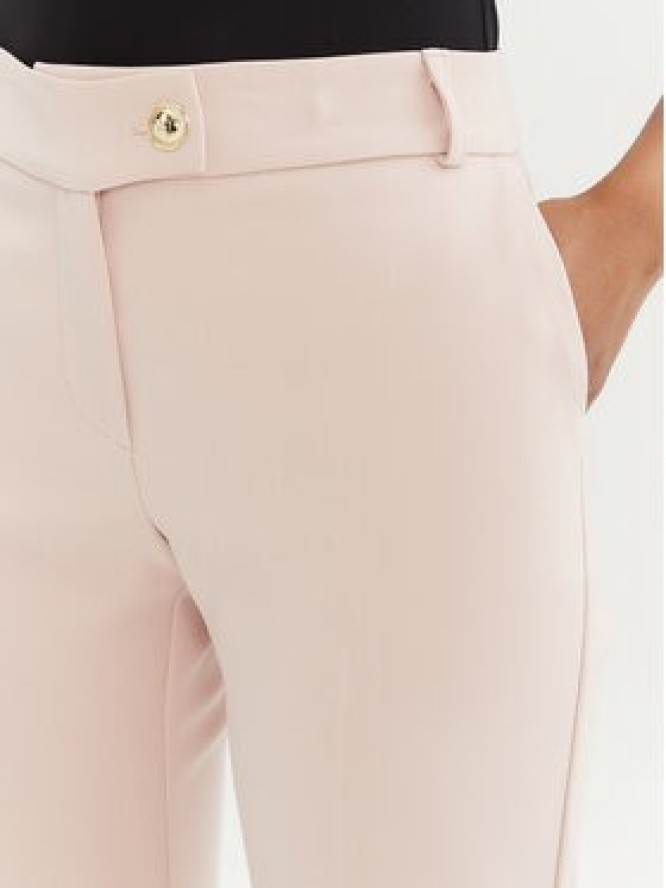 Rinascimento Spodnie materiałowe CFC0122741003 Różowy Regular Fit