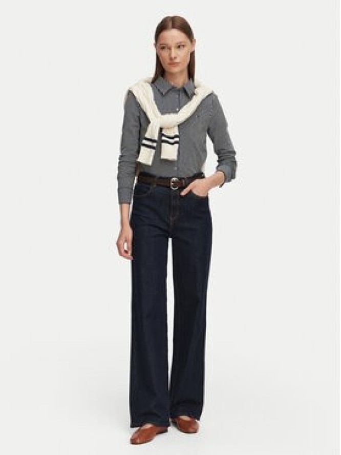 Tommy Hilfiger Koszula WW0WW43528 Granatowy Slim Fit