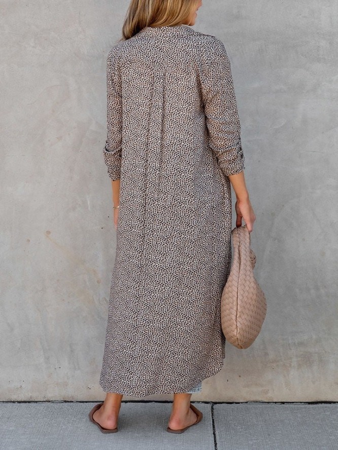 Milan Kiss Kimono w kolorze szaro-brązowym rozmiar: M