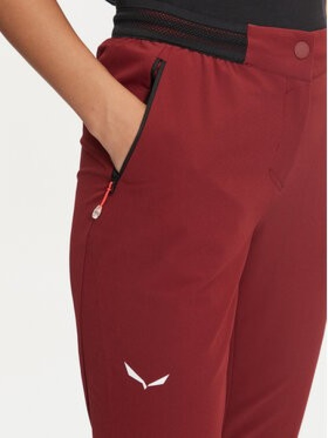 Salewa Spodnie outdoor Pedroc 2 DST 28705 Czerwony Regular Fit