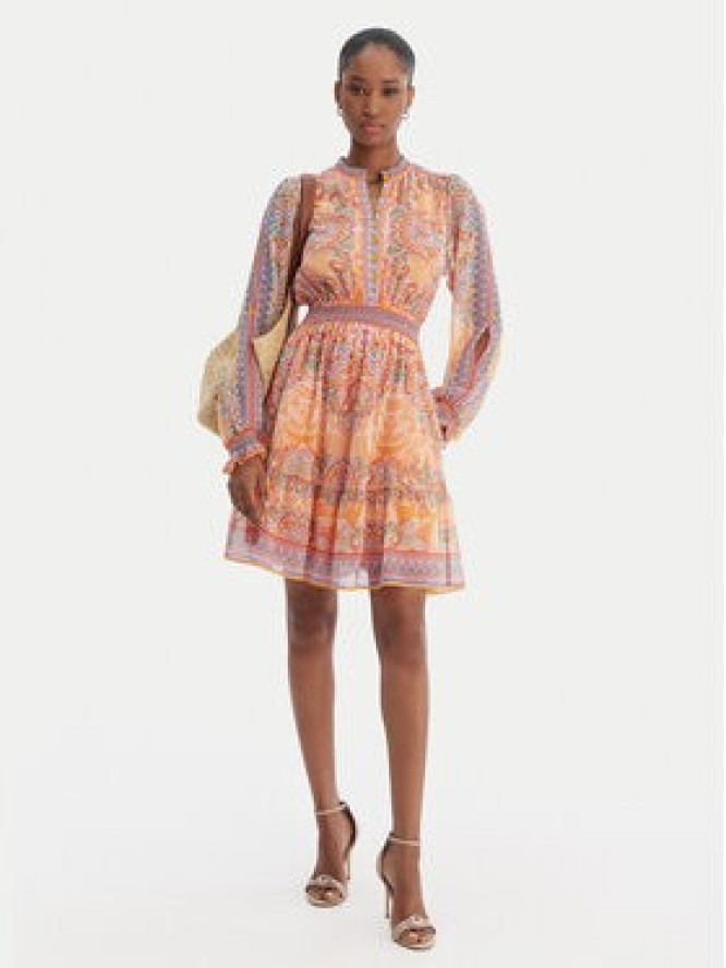 Hale Bob Sukienka letnia Eleanora 5YTK662A Pomarańczowy Regular Fit