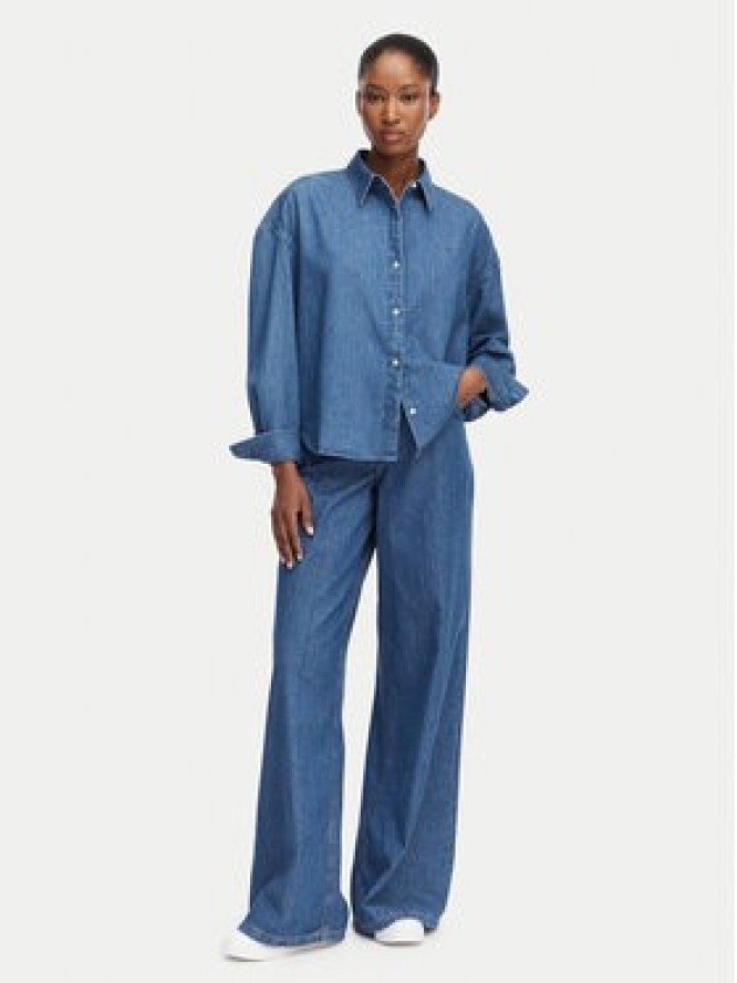 Tommy Hilfiger Koszula jeansowa WW0WW50528 Niebieski Boxy Fit