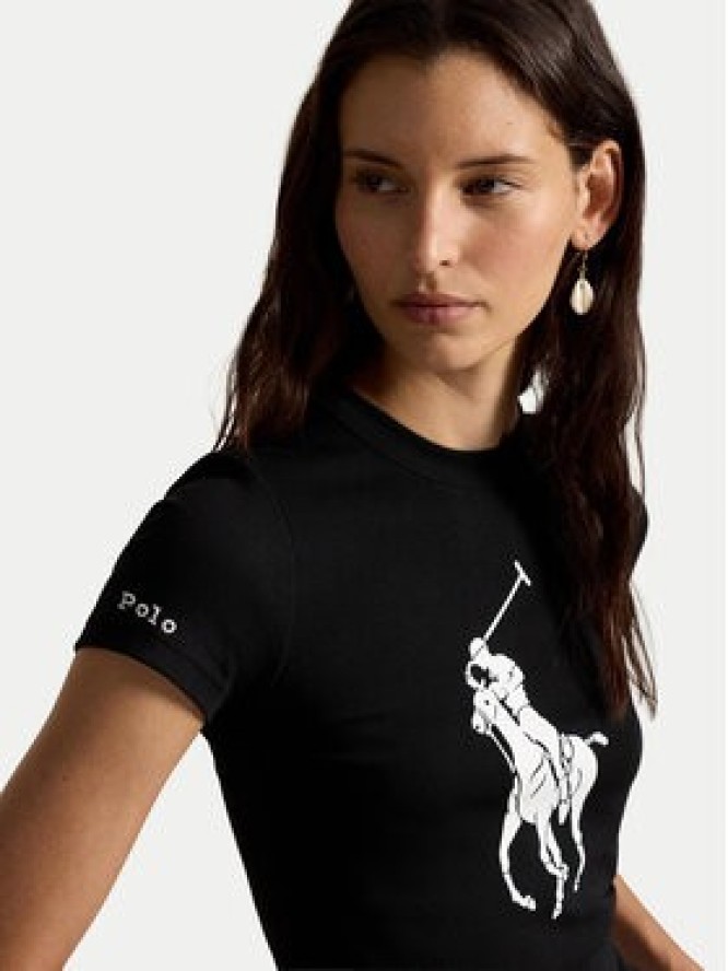 Polo Ralph Lauren T-Shirt 211A96259003 Czarny Slim Fit