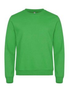 clique Basic Roundneck bluza unisex klasyczny krój – apple green