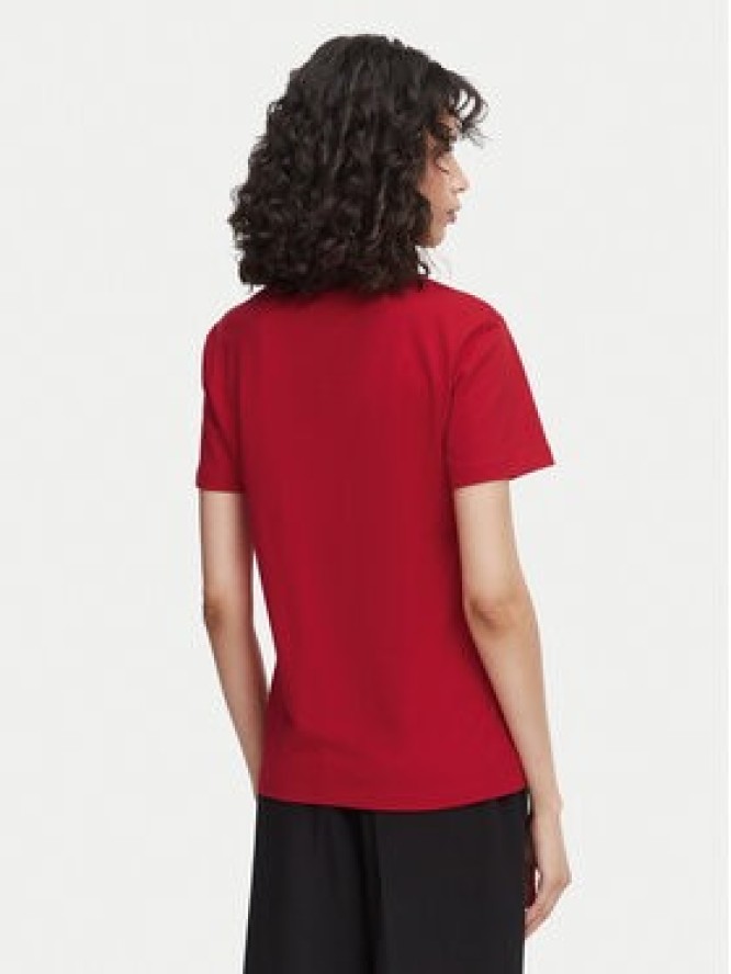 Beverly Hills Polo Club T-Shirt P-SS26W-TS516518 Czerwony Regular Fit