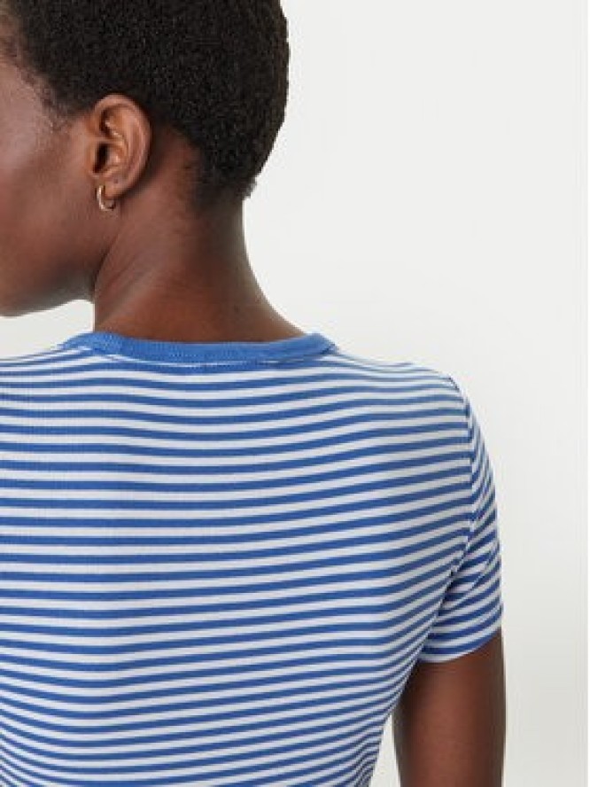 Tommy Jeans T-Shirt Essential DW0DW17383 Niebieski Slim Fit