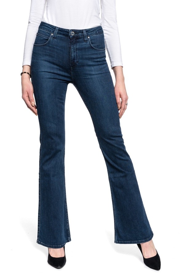 DAMSKIE SPODNIE JEANSOWE LEE FLARE BO L30FBWRF 112106417