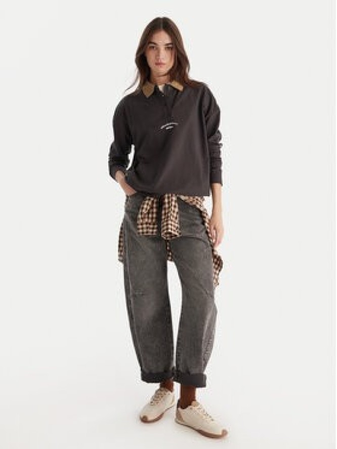 Quiksilver Polo Mercury Standard EQWKT03203 Szary Regular Fit