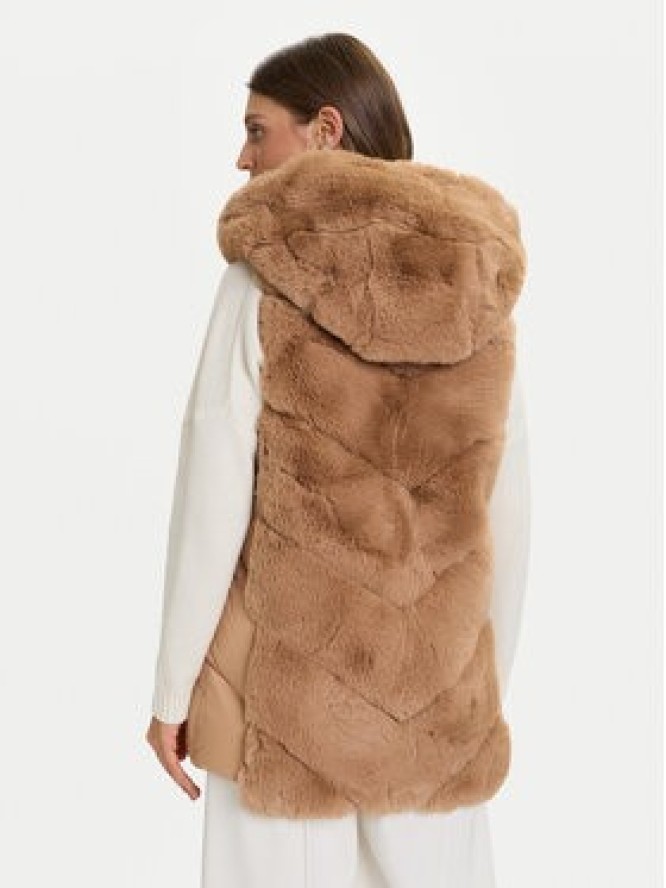 Rinascimento Bezrękawnik CFC0122220003 Beżowy Regular Fit