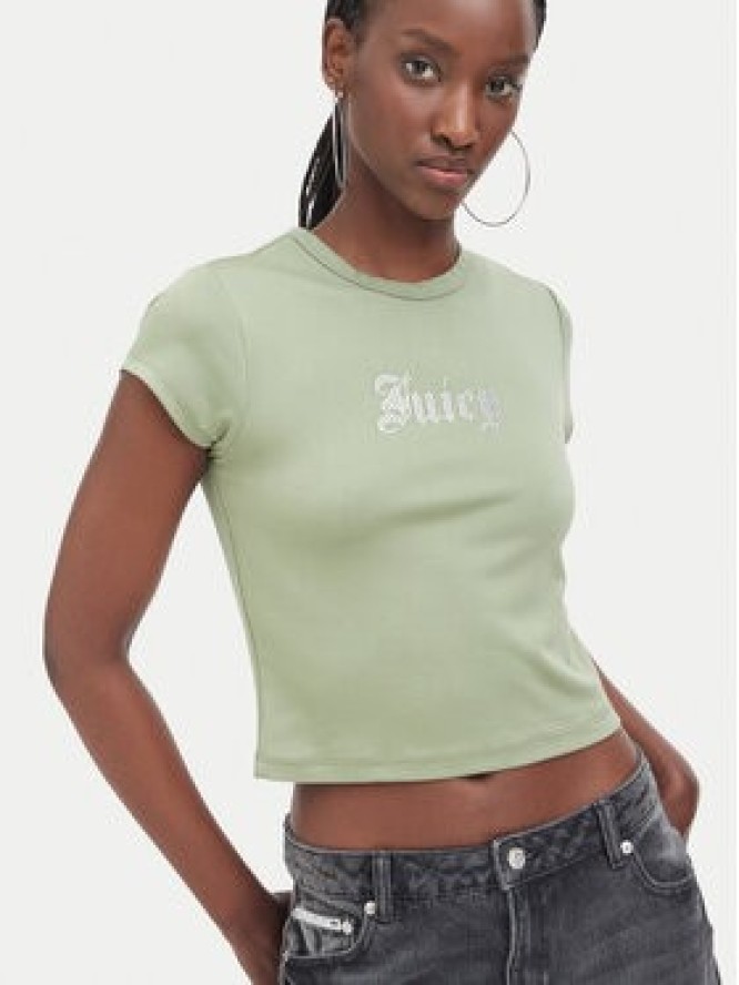 Juicy Couture T-Shirt JCWCT226326 Khaki Slim Fit