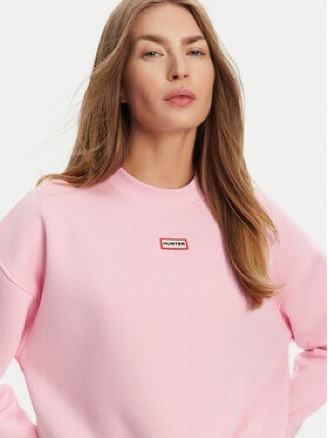 Hunter Bluza Tina HARW0042242 Różowy Cropped Fit