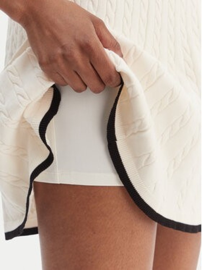 Guess Spódnica mini V6RD07 Z4652 Écru Regular Fit