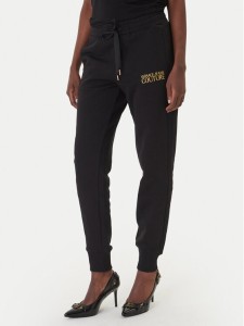 Versace Jeans Couture Spodnie dresowe 80HAAT01 CF01T Czarny Regular Fit