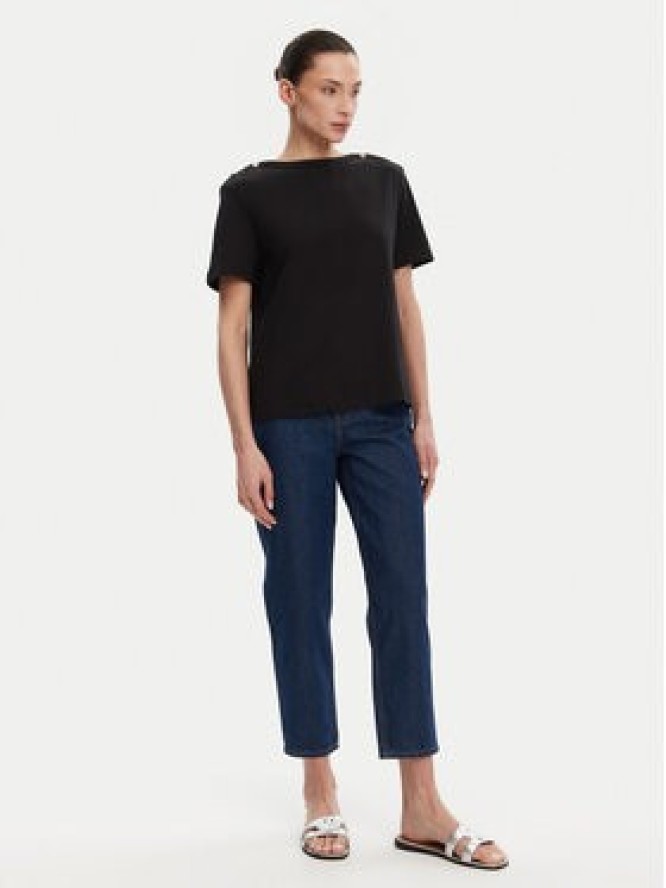 Tommy Hilfiger Bluzka WW0WW42907 Czarny Regular Fit