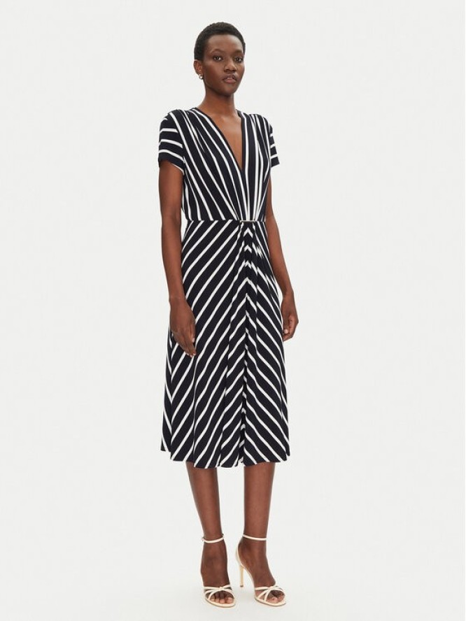 Joseph Ribkoff Sukienka dzianinowa 251295X Granatowy Regular Fit