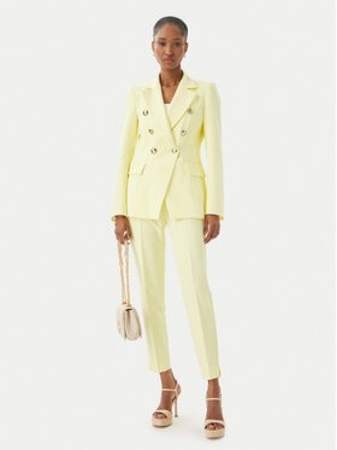 Maryley Marynarka 26EB139/43LE Żółty jasny Regular Fit