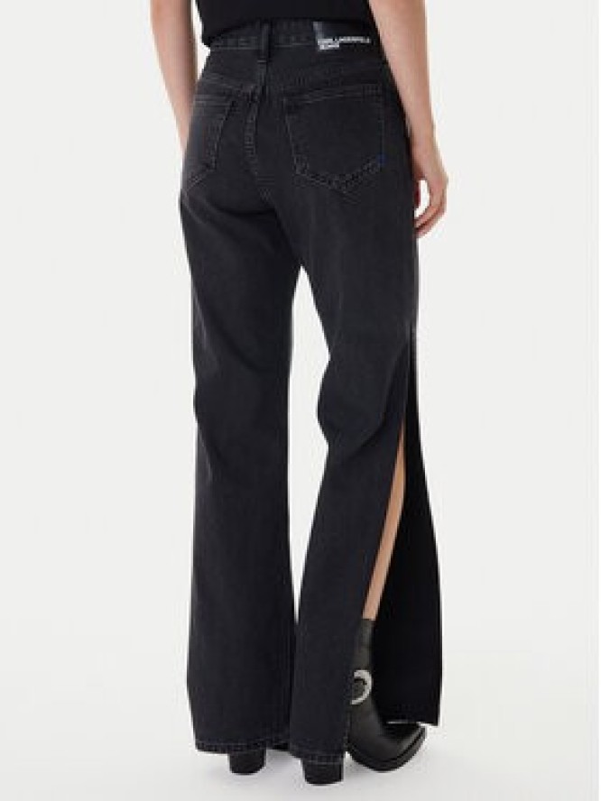 Karl Lagerfeld Jeans Jeansy B1W10072 Czarny Wide Leg