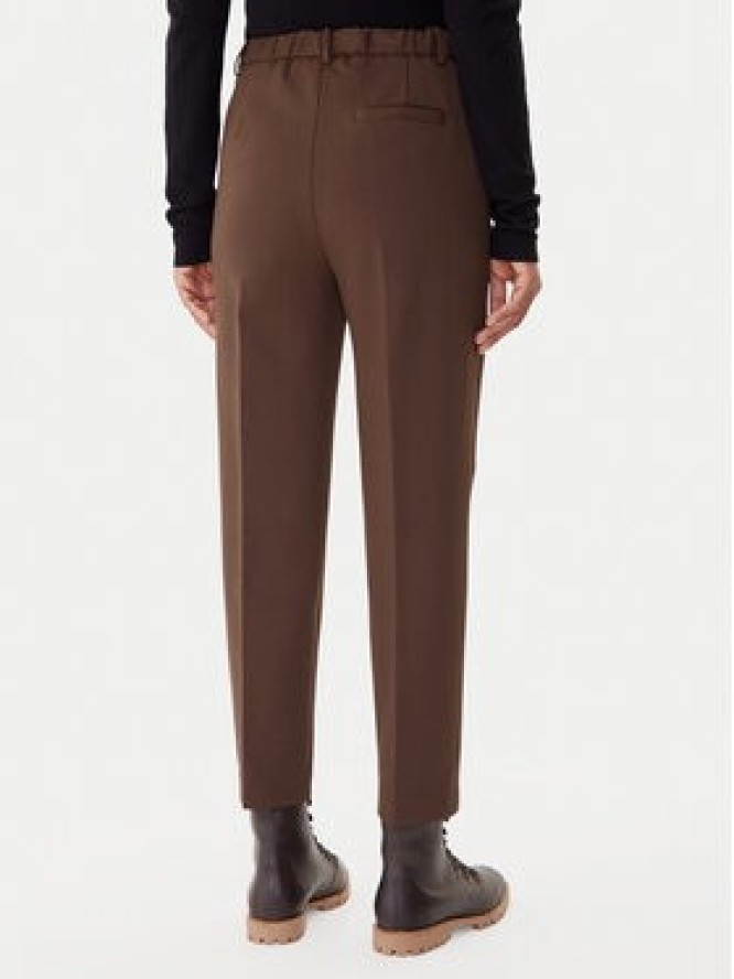 ViCOLO Spodnie materiałowe TF0229 Brązowy Regular Fit