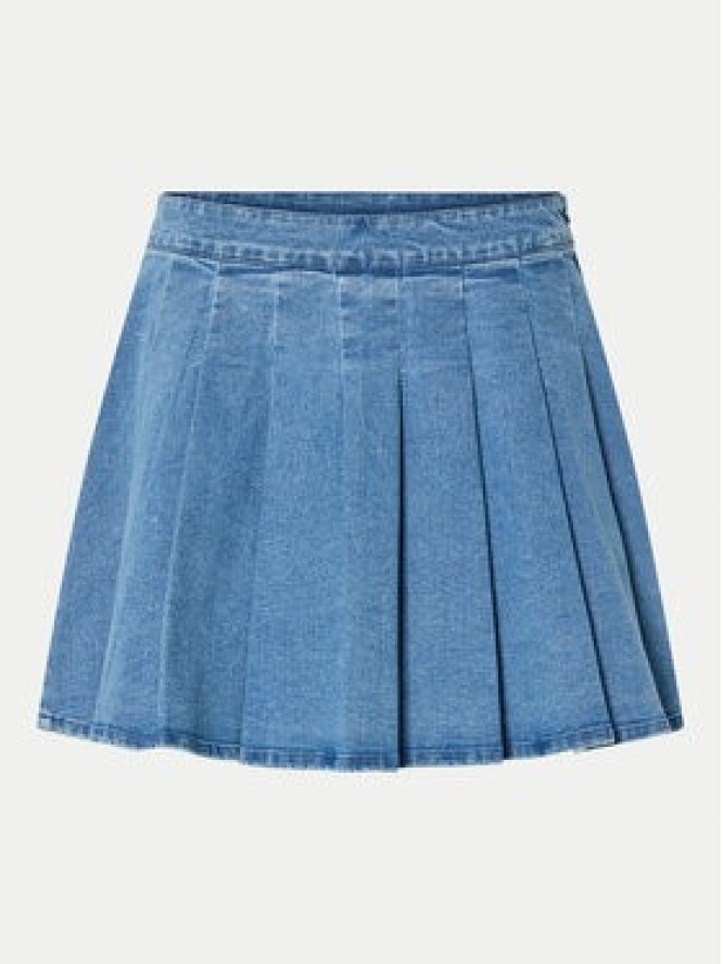 Pieces Spódnica jeansowa Silje 17156077 Niebieski Regular Fit