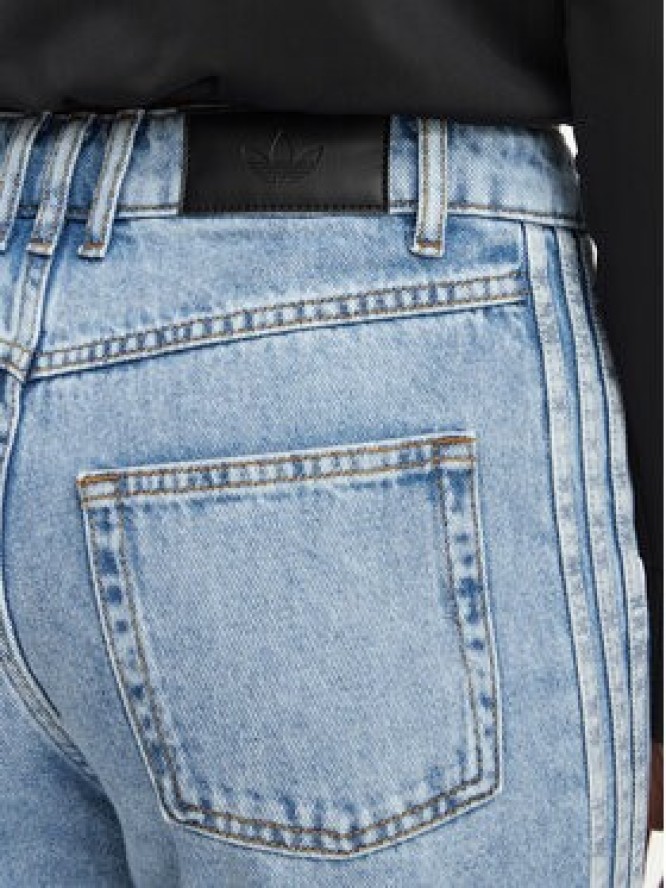 adidas Jeansy Firebird KQ6490 Niebieski jasny Regular Fit