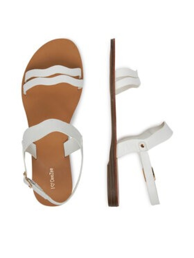 DeeZee Sandały E6720-101 Biały