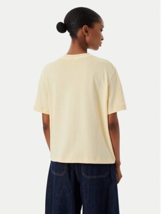 Tommy Hilfiger T-Shirt Crest WW0WW48713 Kremowy Relaxed Fit