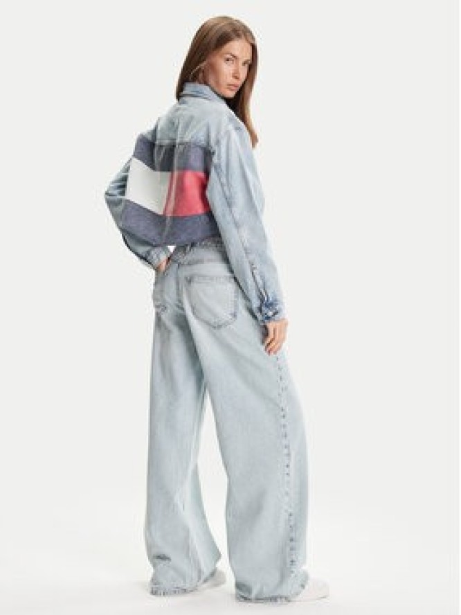 Tommy Jeans Kurtka jeansowa DW0DW21063 Niebieski Relaxed Fit