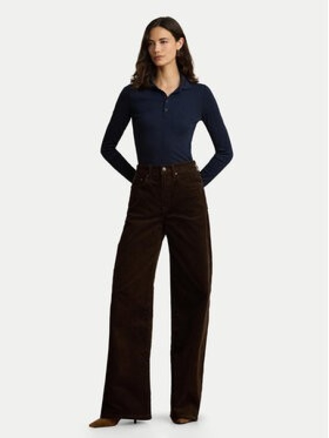 LAUREN RALPH LAUREN Polo 200B27414001 Granatowy Slim Fit